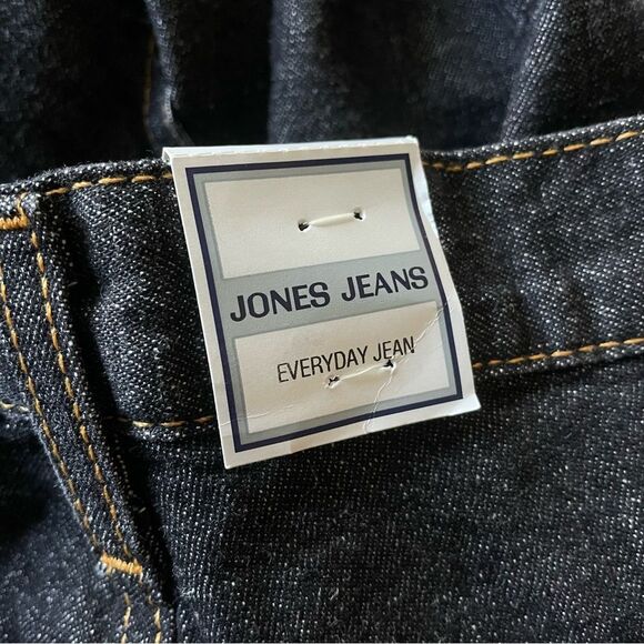 Vintage Deadstock Black Jones Jeans Boyfriend Relaxed Fit Women’s Size 16 - Picture 2 of 8